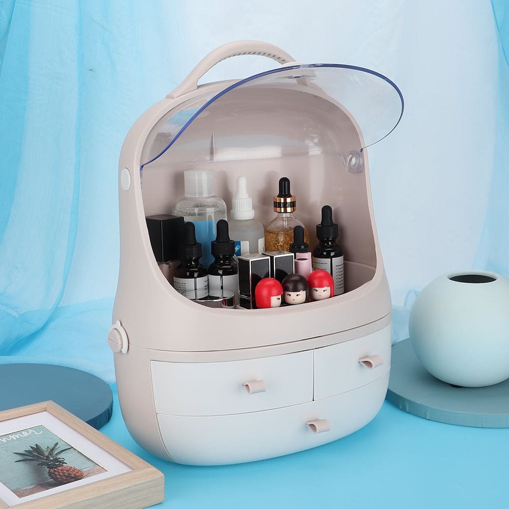 Penguin Makeup Organizer, Multifunctional Spilt Desktop Cosmetic Storage Box, Jewelry Makeup Sorting Box, Multipurpose Display Box With Handle, Transparent Desktop Storage Box, Waterproof Drawer Beauty Box Penguin Makeup Organizer, Multifunctional Spilt Desktop Cosmetic Storage Box, Jewelry Makeup Sorting Box, Multipurpose Display Box With Handle, Transparent Desktop Storage Box, Waterproof Drawer Beauty Box